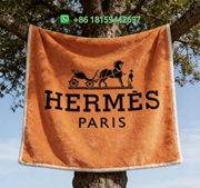 Hermes Throw Blankets